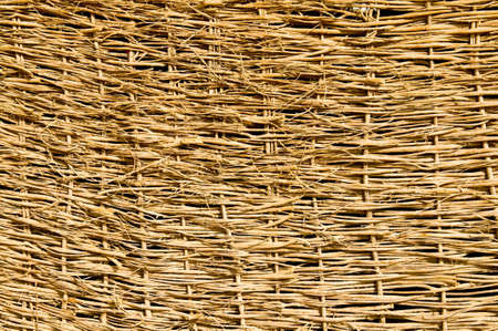 Tropical hut wall texture or backgroundの写真素材