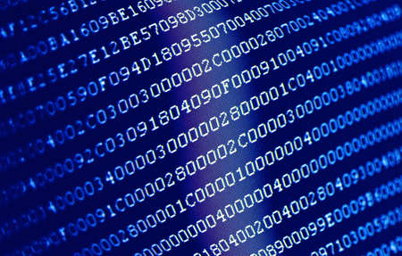 Binary code an abstract backgroundの写真素材
