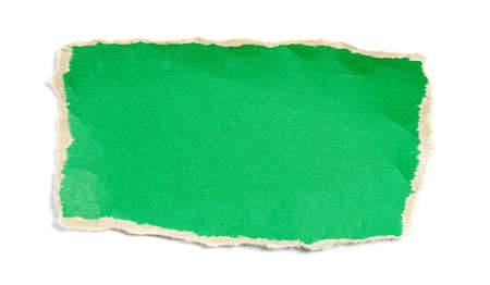 Close up view of torn piece of paper for mesageの写真素材