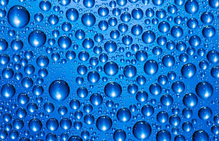 abstract background of water on glassの写真素材