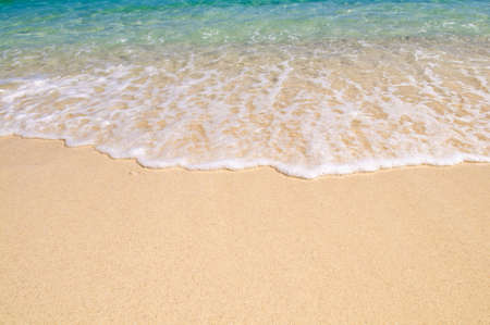  A wave breaking on the sand