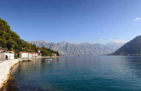 Perast town, Kotor bay, Montenegro, Europe