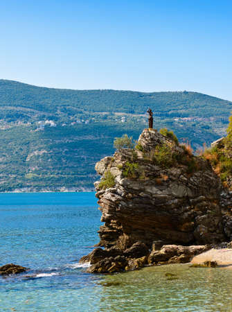 Adriatic sea coastline in Herceg Novi. Montenegroの写真素材