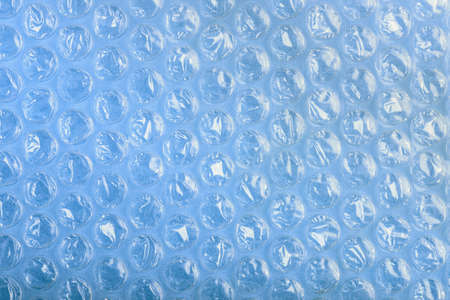 Bubble wrap texture toned in blue