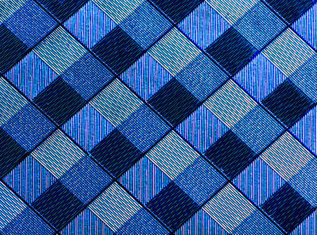 Blue striped fabric as backgroundの写真素材