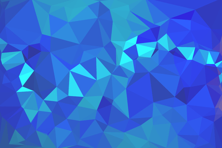 Elegant blue low poly abstract polygon vector backgroundのイラスト素材
