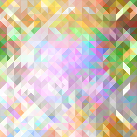 Abstract vector background of geometric shapes. Colorful mosaic pattern. Triangle