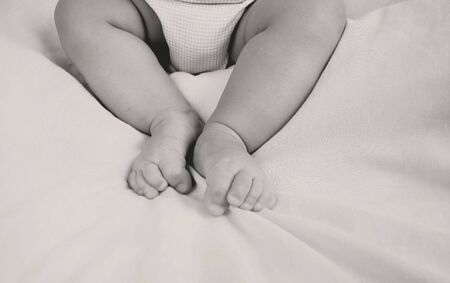 Baby feet.の写真素材