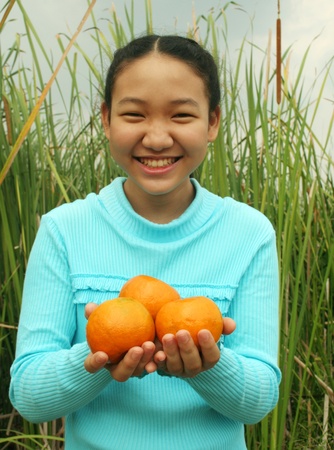 Healthy girl の写真素材
