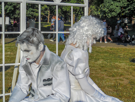 International Festival of Living Statues 2015のeditorial素材