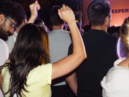 Friendship Days Festival 2015 Constitution Square in Bucharest, Romania.のeditorial素材