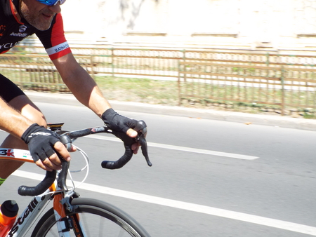 International Road Grand Tour 2015 in Bucharest, Romania. Cycling competition.のeditorial素材