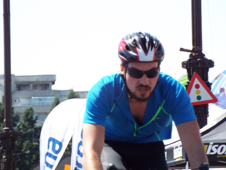 International Road Grand Tour 2015 in Bucharest, Romania. Cycling competition.のeditorial素材