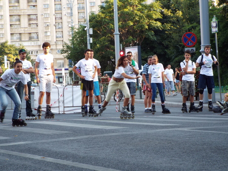 Romania on the Roller 2015 in Bucharest, Romania.のeditorial素材