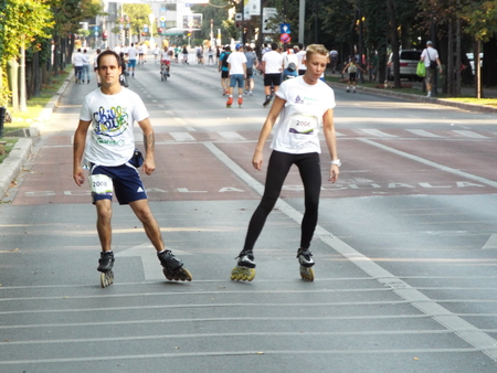 Romania on the Roller 2015 in Bucharest, Romania.のeditorial素材