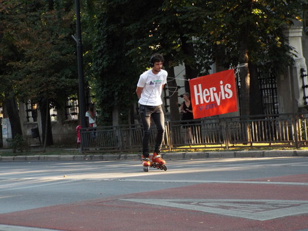 Romania on the Roller 2015 in Bucharest, Romania.のeditorial素材