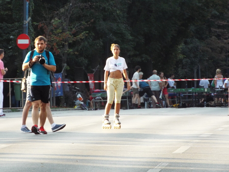 Romania on the Roller 2015 in Bucharest, Romania.のeditorial素材