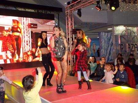 Winter Fashion Show at Plaza Romania in Bucharest.のeditorial素材