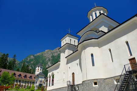 Caraiman Monastery in Busteni, Romania.