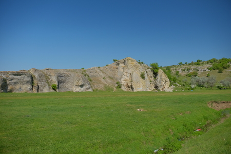 Images from the Gorges of Dobrogea located in Dobrogea Plateau in Romaniaの写真素材
