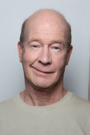 Man with a smug smileの写真素材