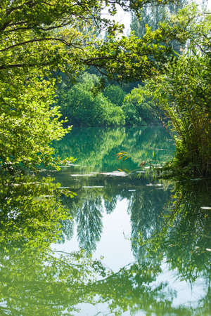 Krka National Park is one of the eight national parks in Croatia.の写真素材