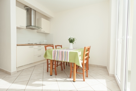 Modern and bright living room interior in houseの写真素材