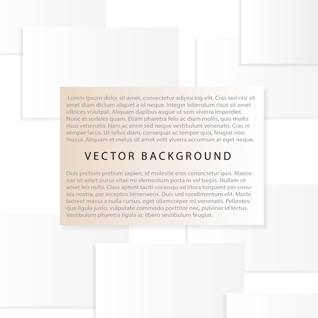 background with rectangles in white and orangeのイラスト素材