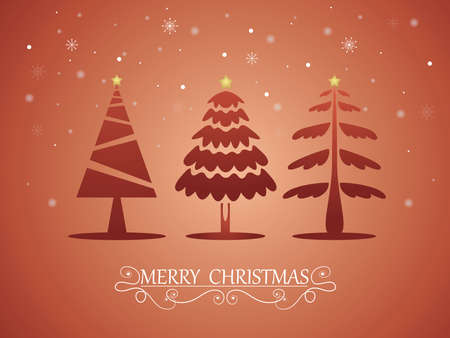 Christmas card in editable vector fileのイラスト素材