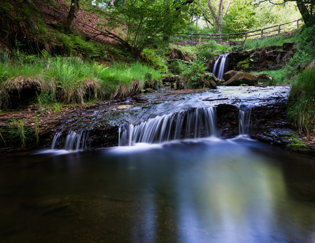 Blow Gill lies at the roadside on the Osmotherley to Hawnby road, approx 2 miles from Hawnbyの写真素材