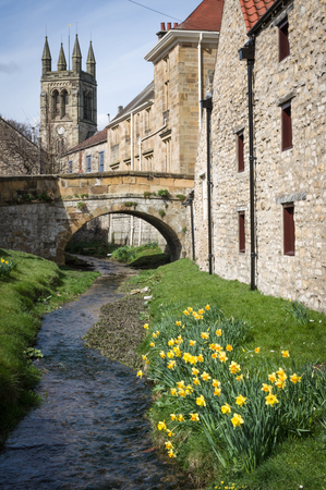 Helmsley is a market town and civil parish in the Ryedale district of North Yorkshire, England. Historically part of the North Riding of Yorkshireの写真素材