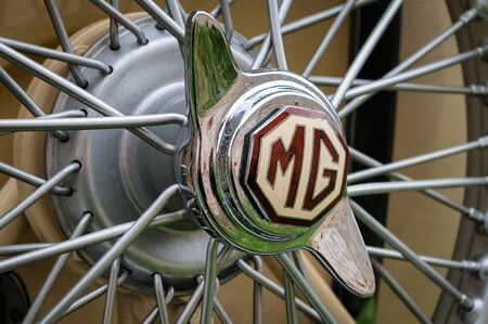 MG is a British automotive marque registered by the now defunct MG Car Company Limitedのeditorial素材