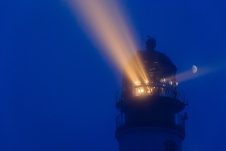 Rua Reidh Lighthouse in evening light (Scotland)のeditorial素材