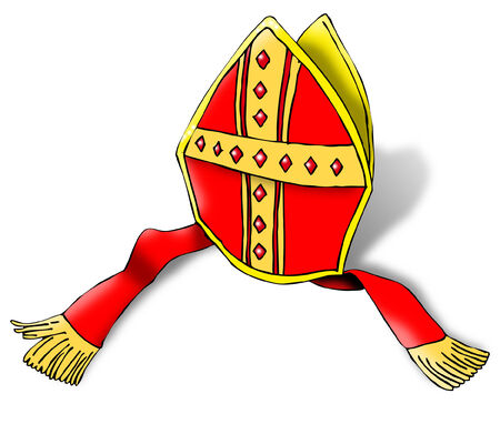Sinterklaas Mijterのイラスト素材
