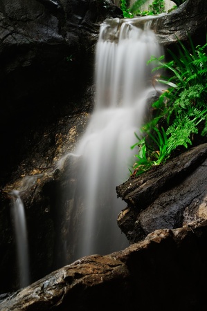 Small waterfall inside the Victoria Parkの写真素材