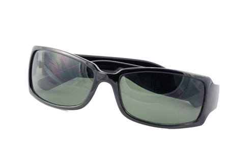 Isolated Sun glasses on a white background.