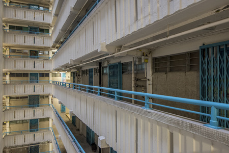 Corridor in Hong Kong Estate