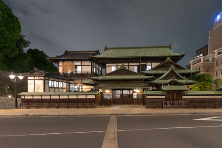 MATSUYAMA, JAPAN - JUNE 25, 2017: Dogo Onsen bath house. It is one of the oldest bath houses in the country.のeditorial素材