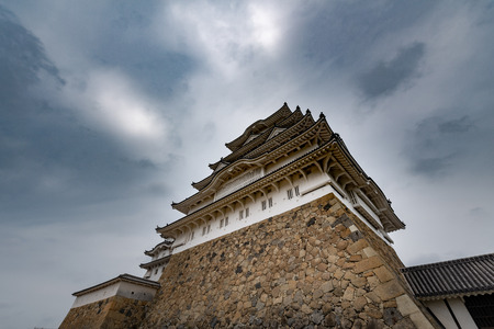 The Beautiful UNESCO world heritage Himeji Castle, Himeji, Japanのeditorial素材