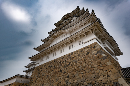 The Beautiful UNESCO world heritage Himeji Castle, Himeji, Japanのeditorial素材