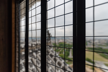 Inside the watch tower in Himeji castleのeditorial素材