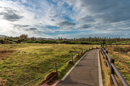 Scenery view surrounding Cape Manzamo in Okinawa, Japan.