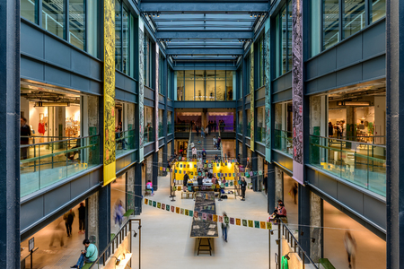 Tsuen Wan, Hong Kong - DEC 24, 2018: The Mills is a landmark revitalization project, it witnessed the manufacturing heyday in the1960s, and now carries on that legacy with a future of applied creativity and innovation.のeditorial素材