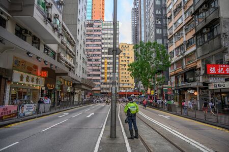 HONG KONG - June 9, 2019: Hong Kong June 9 protect with million of people on the street.のeditorial素材