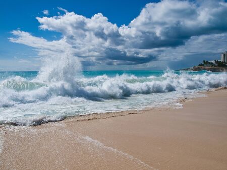 St Maarten St Martin Beaches  Mullet Bayの写真素材