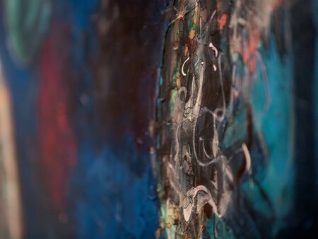 KAZAN, RUSSIA - NOVEMBER 22, 2018. Exhibition of street artist Alesha Art "They only gorge" in Smena.のeditorial素材