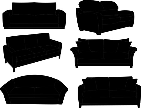 sofa collection  のイラスト素材