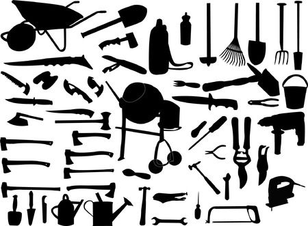 tools collection のイラスト素材