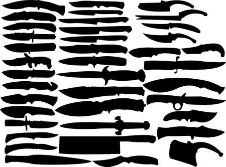 knifes collection のイラスト素材