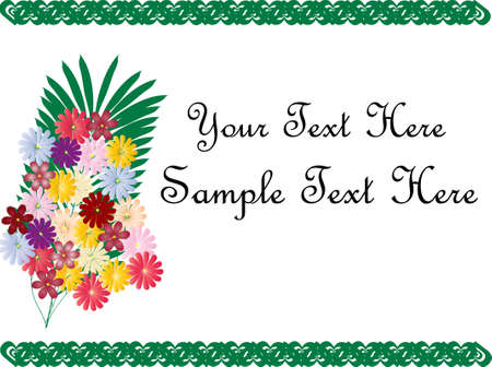 abstract floral background のイラスト素材